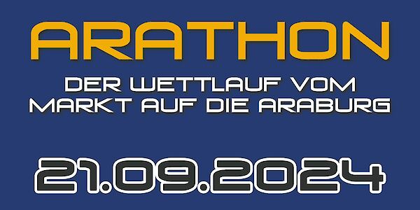 Arathon 2024 - der Wettlauf vom Marktplatz auf die Araburg