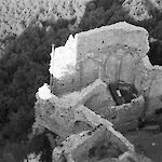 ID: 1649976 Blick vom Pallas (Araburg) in die Georgskapelle (1961), Urheber: Paul Engler, Besitzer: R. Engler