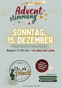 Titelbild von Adventskonzert 4/5 Blech