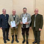 @Hegering Kaumberg, Feichtinger Alois und Reischer Johann mit BJM Schacherl und HRL Fischer