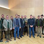 @Hegering Kaumberg, Ehrengäste und Hegeringleiter mit BJM Schacherl