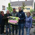 im Bild von links: Doris Radinger, Gerhard Ginsthpofer, Bürgermeister Michael Wurmetzberger u. Hana Maierova, Foto: Alexander Fritsch