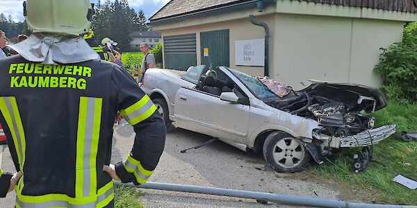 Tödlicher Verkehrsunfall auf der B18 bei Kaumberg
