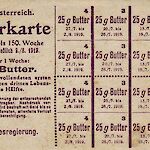 ID  572121 Butterkarte (1919), Urheber: Regierung (Quelle. Prof. Vadlejch), Besitzer: Marktgemeinde Kaumberg