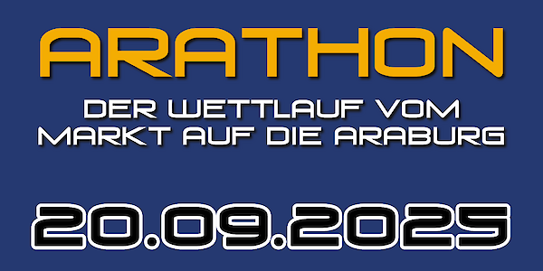 Arathon 2025 - der Lauf vom Marktbrunnen zur Araburg