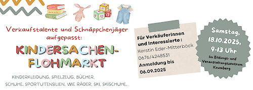 Titelbild von Kindersachen-Flohmarkt für den guten Zweck