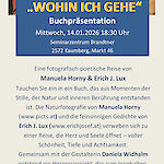 Lesung und Buchpräsentation am 14.1.2026_Lux, Horny