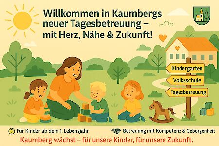 Titelbild von Neue Tagesbetreuungseinrichtung für unsere Jüngsten sorgt für Begeisterung