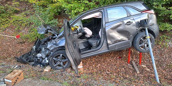 Unfall in der Untertriesting: Glück im Unglück für Beteiligte