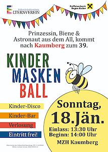 Titelbild von EINLADUNG ZUM KINDERMASKENBALL