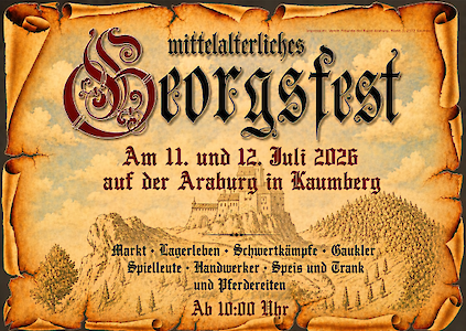 Titelbild von Georgsfest im Juli auf der Araburg