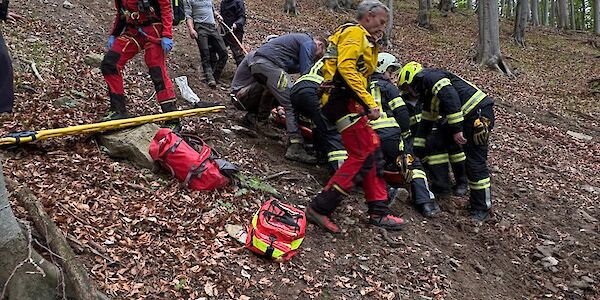 Quad Unfall im extremen Gelände