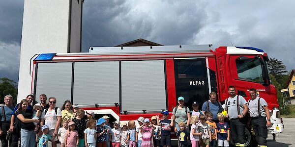 Ein spannender Vormittag bei der Feuerwehr Kaumberg