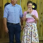 Begrüßung durch Obfraustv. Simon David und Obfrau Stangl Monika