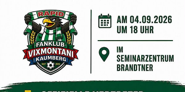 Gründungsversammlung Rapidfanklub Kaumberg