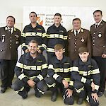 Neue Feuerwehrkameraden wurden angelobt. Foto: FF Kaumberg.