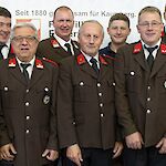 Alle Kameraden der FF Kaumberg mit dem Nachnamen "Zechner". Foto: FF Kaumberg.