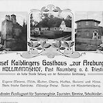 ID: 162530, Gasthaus Kaiblinger (um 1920?), Urheber: unbekannt (Druck: Ed. Strache), Besitzer: Josefa Rotteneder