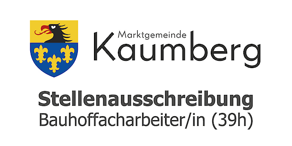 Stellenausschreibung Mitarbeiter/in Bauhof (39h)
