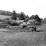 ID: 223200, Verlegung der Triesting beim Bau der B 18 (1962), Urheber und Besitzer: Familie Pfeiffer