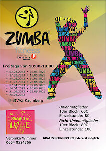 Titelbild von Neue Sparte bei der Sportunion Kaumberg - "Zumba mit Veronika"