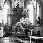 ID: 227317, Kaumberger Kirche (1950er Jahre), Urheber: unbekannt, Besitzer: Fam. Lenz
