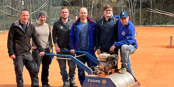 Tennisplatz ausgewintert - die neue Saison startet ab Ostern!