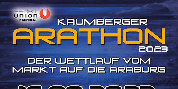 Arathon 2023 - der Wettlauf vom Marktplatz auf die Araburg