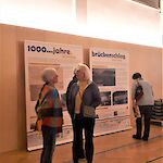 Wanderausstellung "Lebensader Triesting" beim Kaumberger Bürgermeisterstammtisch im November 2022. Foto: Marktgemeinde Kaumberg