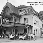 ID: 222326, Hotel Goldenes Kreuz (Markt 2) um 1929, Urheber: unbekannt, Besitzer: E. Hantschel