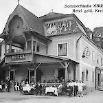 ID: 222326, Hotel Goldenes Kreuz (Markt 2) um 1929, Urheber: unbekannt, Besitzer: E. Hantschel